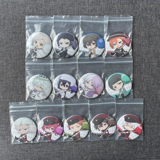 Bungou Stray Dogs Lollipop Badges
