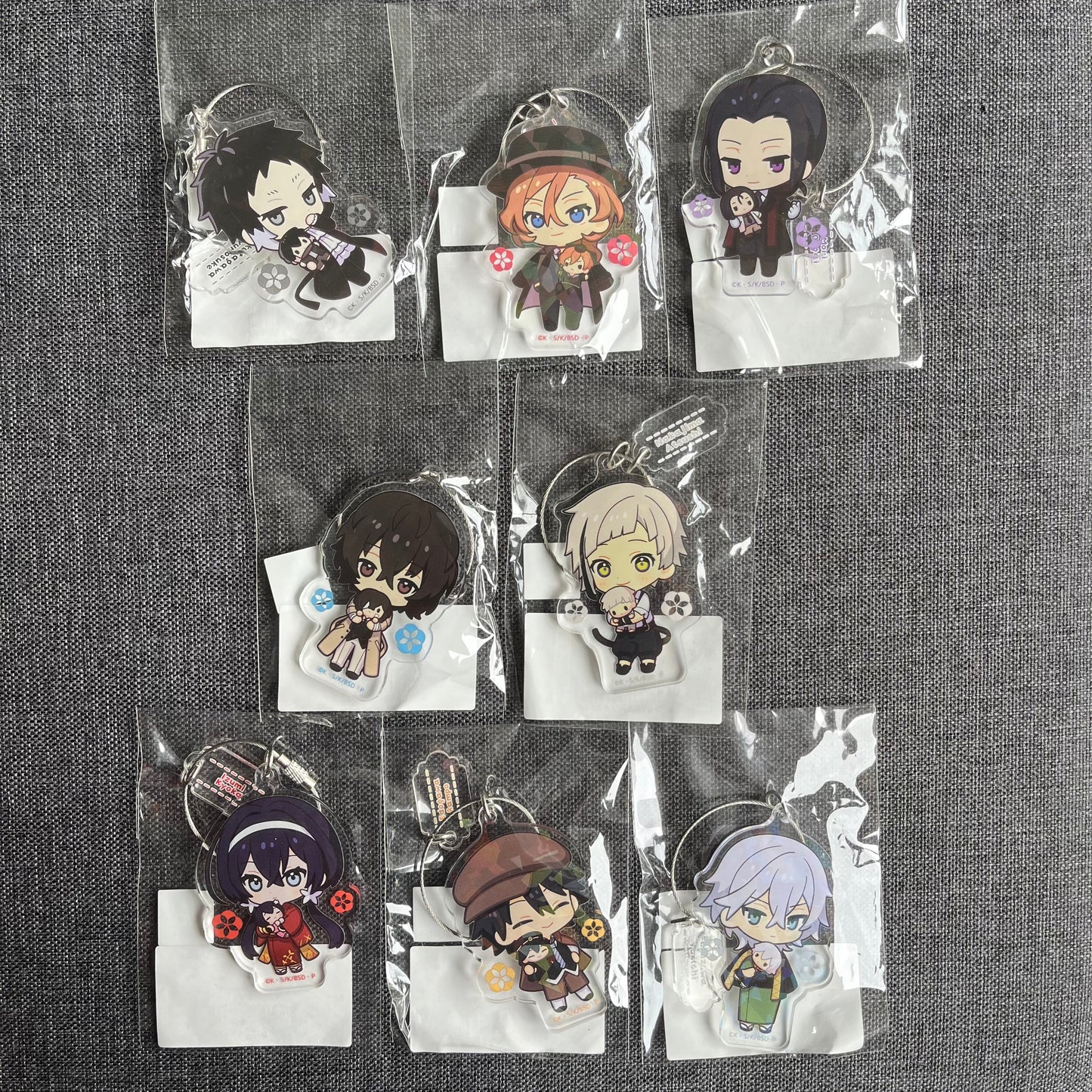 Bungou Stray Dogs Mini Me Acrylic Charms