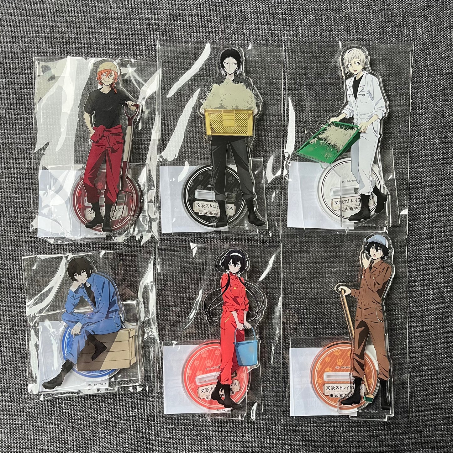 Bungou Stray Dogs Tobu Zoo Acrylic Standees