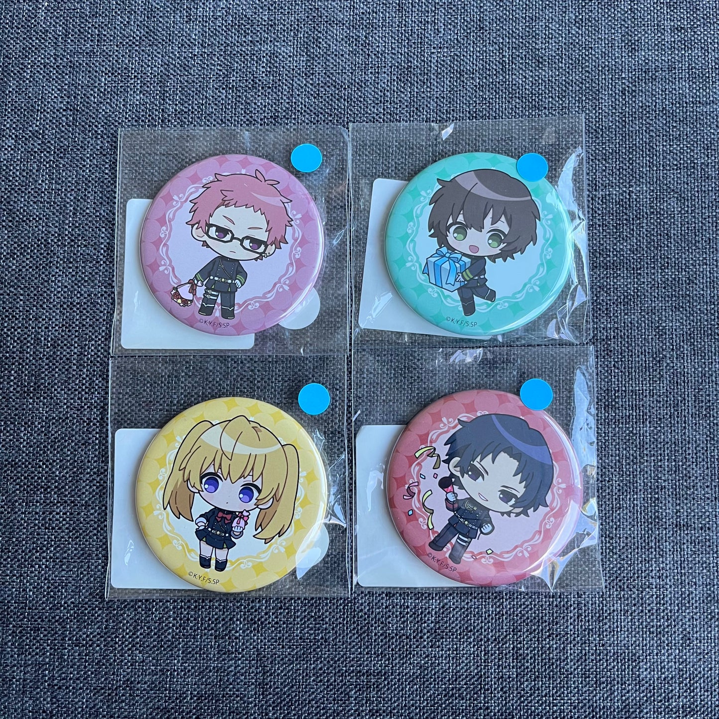 Seraph of the End Birthday Badges