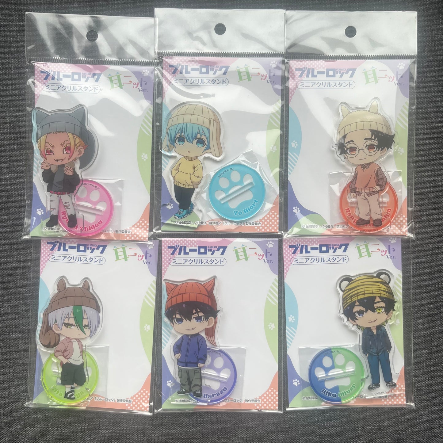 Blue Lock Animal Hat Acrylic Standees