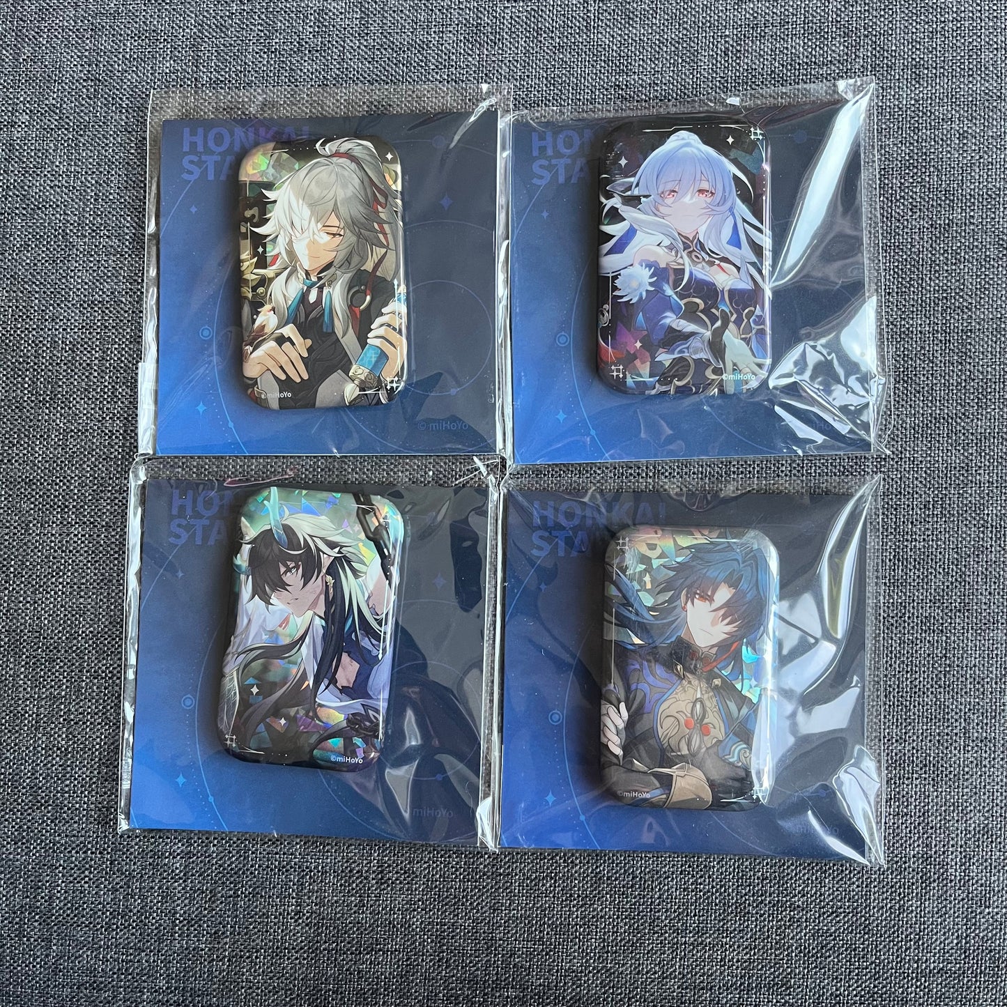 Honkai Star Rail Rectangle Badges