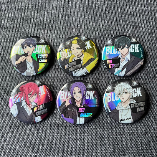 Blue Lock Rock Band Badges
