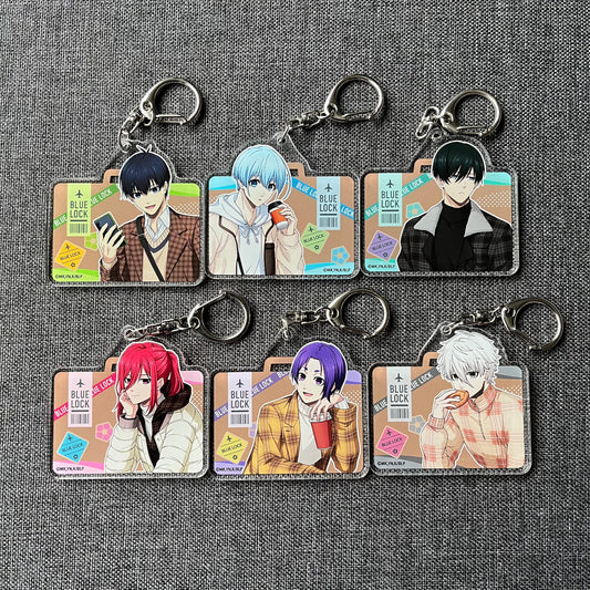 Blue Lock Travel Acrylic Charms