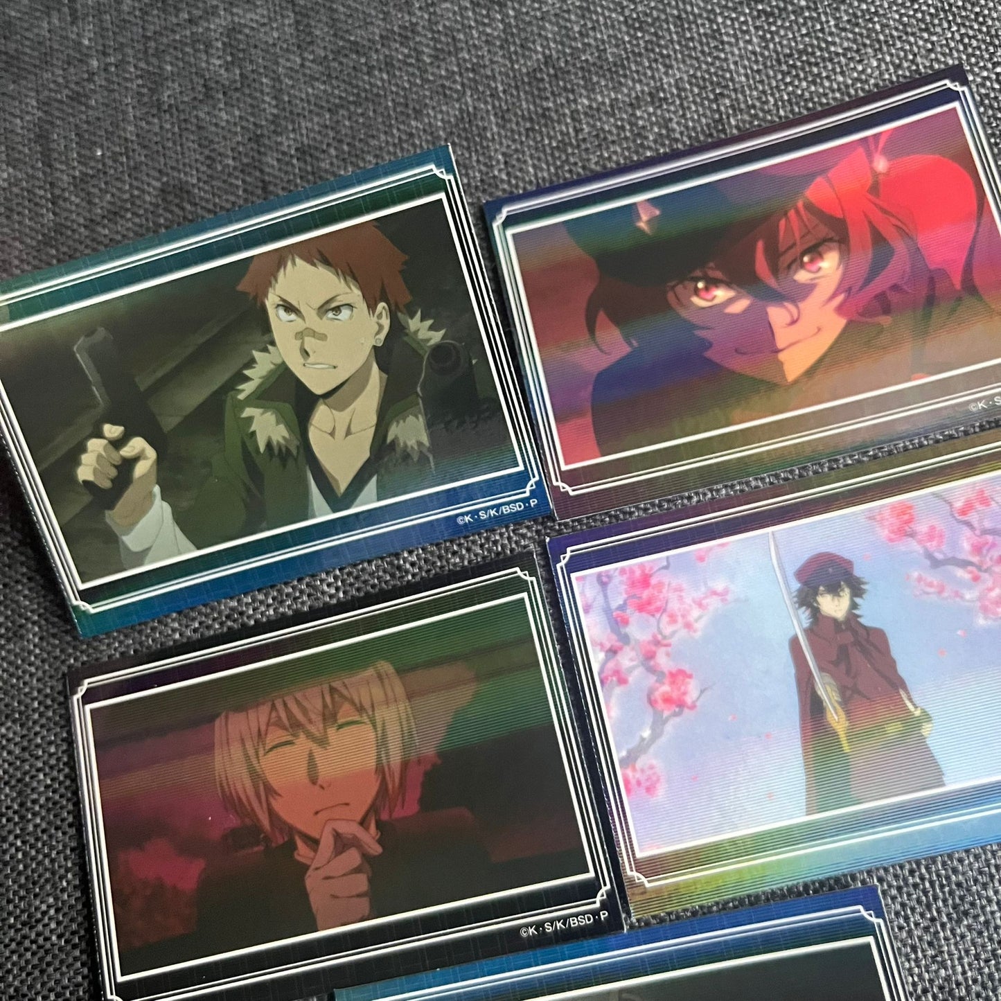 Bungou Stray Dogs Holographic Stickers