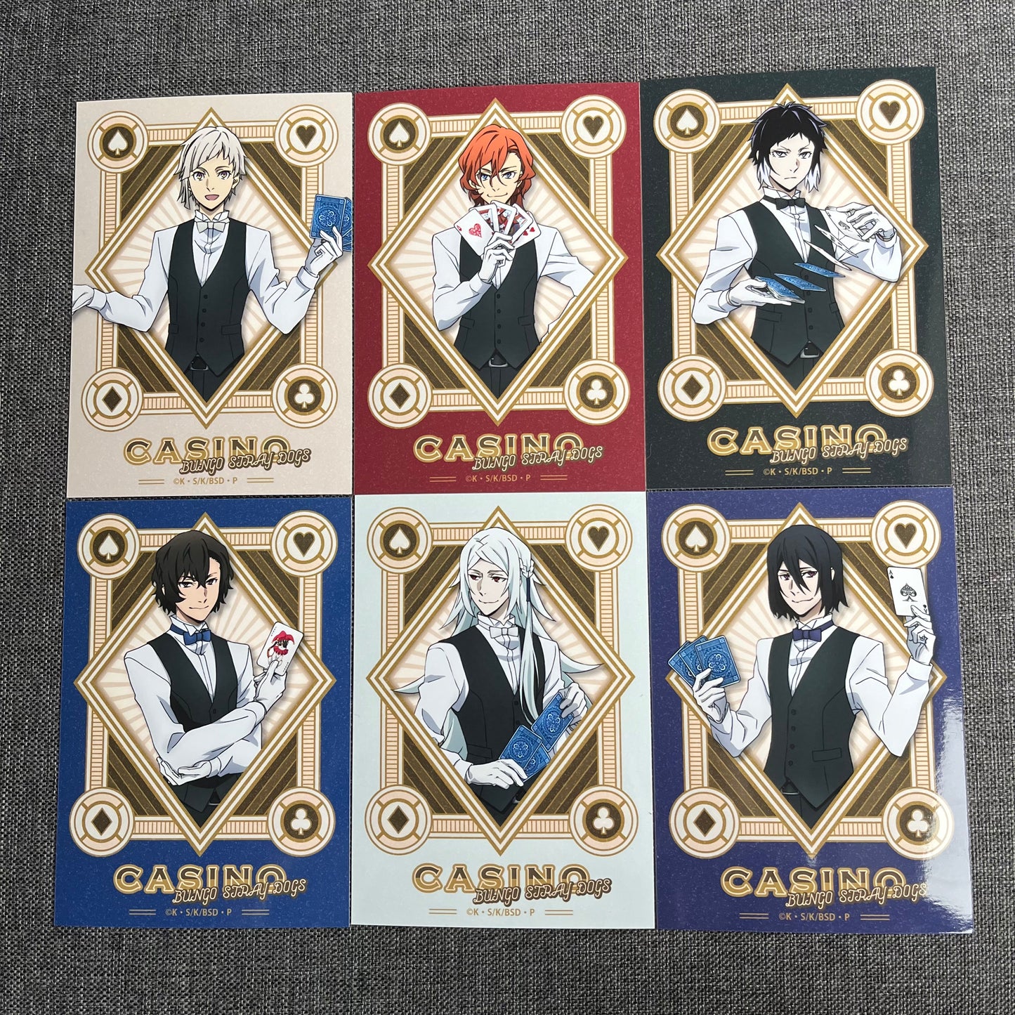 Bungou Stray Dogs Casino Mini Print Set