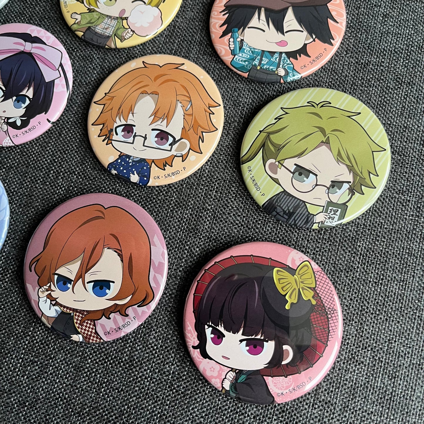 Bungou Stray Dogs Retro Badges