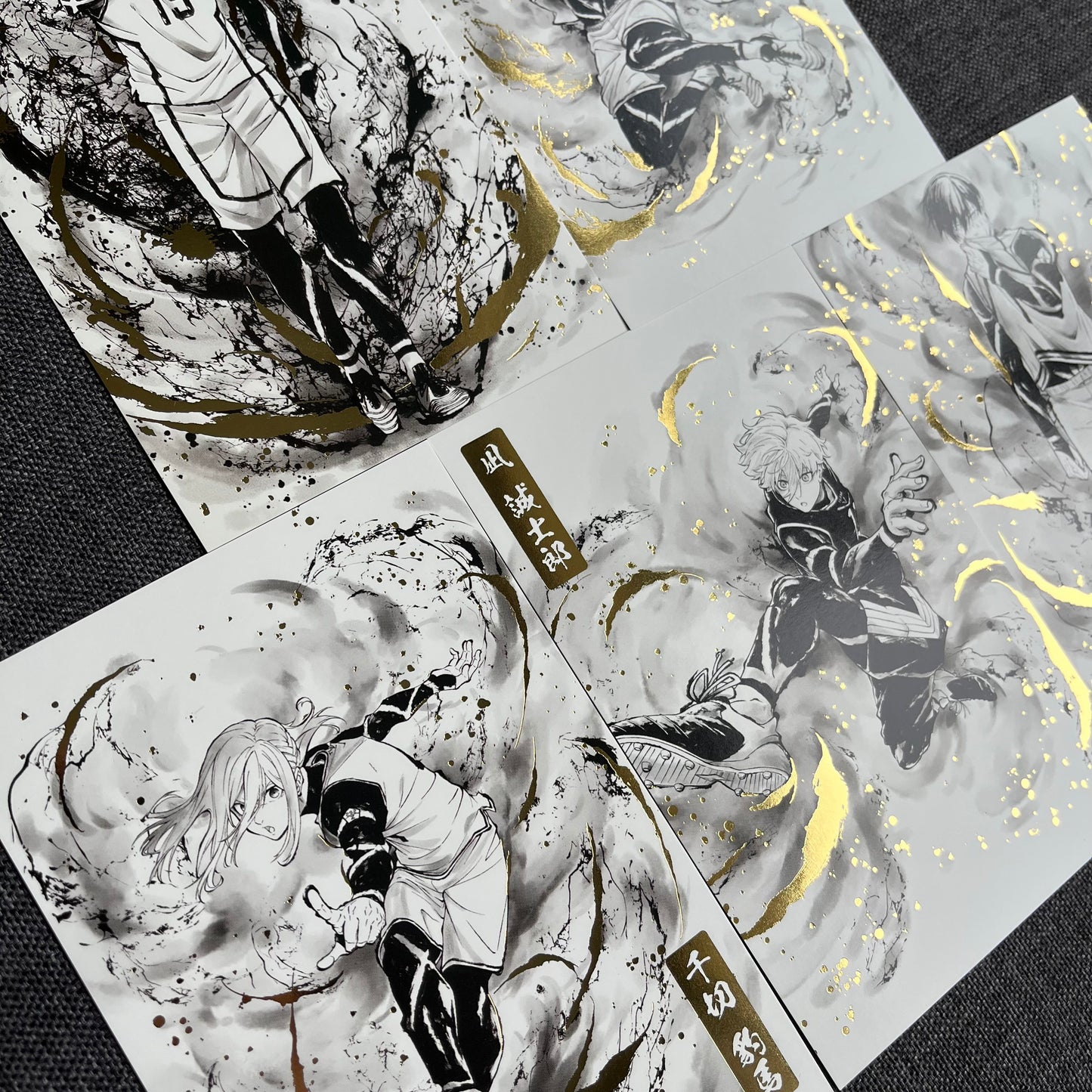 Blue Lock Gold Detailed Postcards