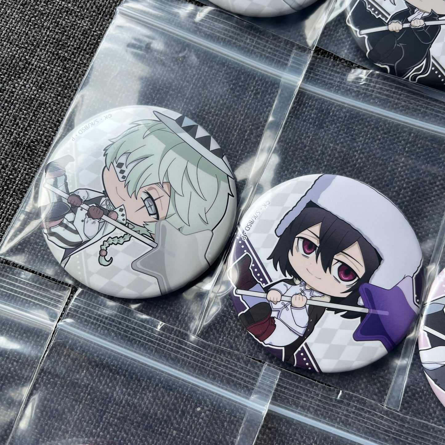 Bungou Stray Dogs Lollipop Badges