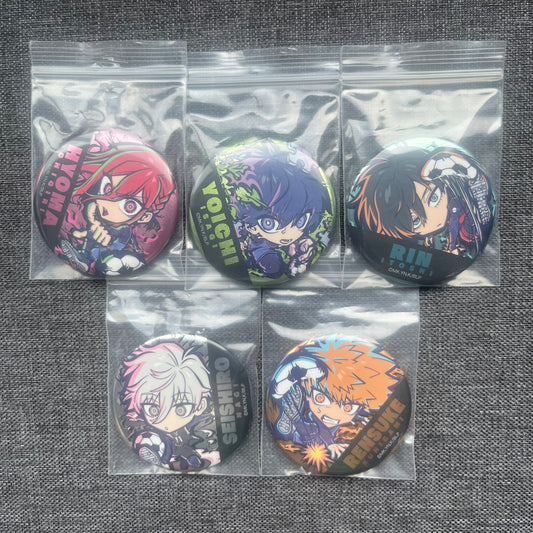 Blue Lock Chibi Badges