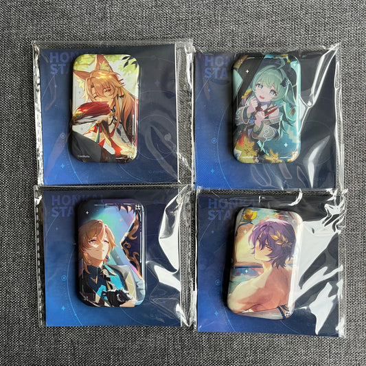 Honkai Star Rail Rectangle Badges