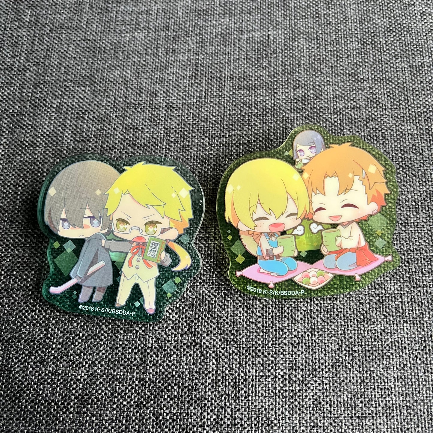 Bungou Stray Dogs Duo Clip Badges