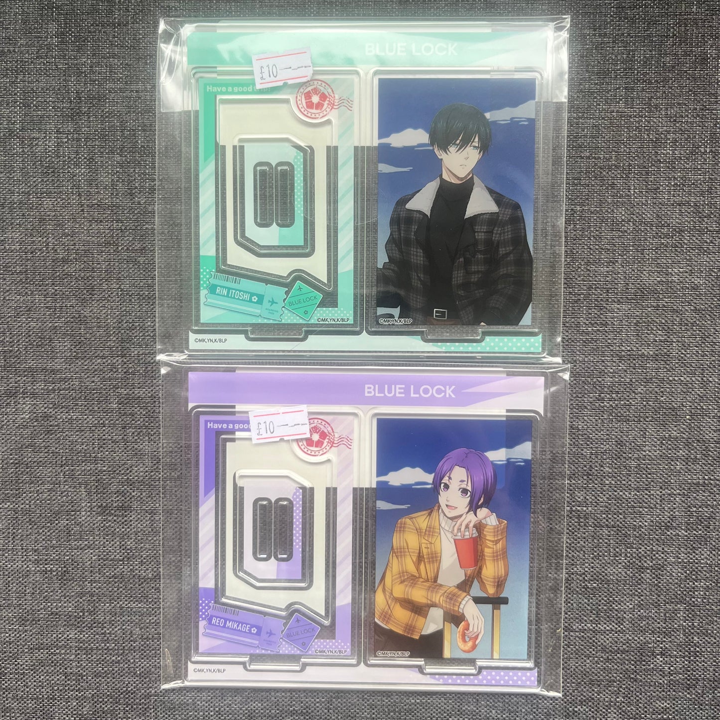 Blue Lock Travel Acrylic Standees