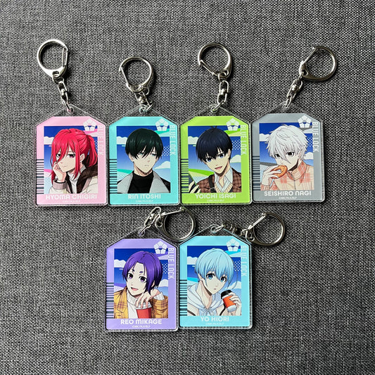 Blue Lock Travel Acrylic Charms