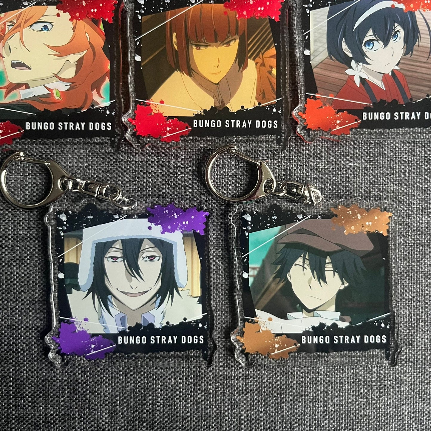 Bungou Stray Dogs Scene Acrylic Charms