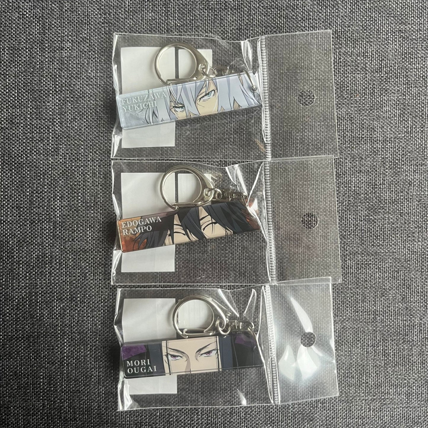 Bungou Stray Dogs Acrylic Charms (Face & Quote)