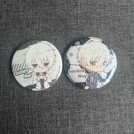 Blue Lock Nagi Seishiro Holographic Badges
