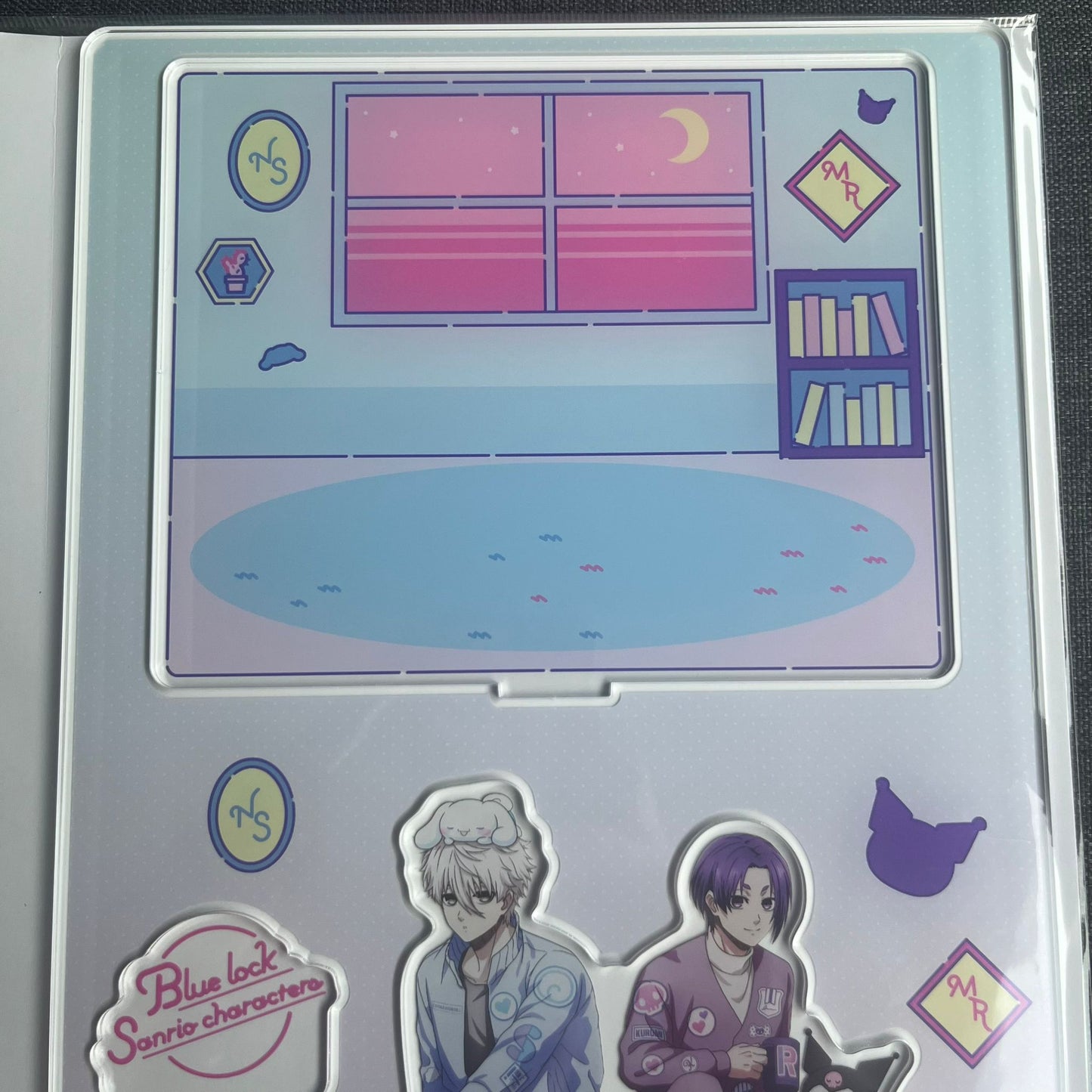 Blue Lock x Sanrio Nagi & Reo Large Acrylic Standee Diorama