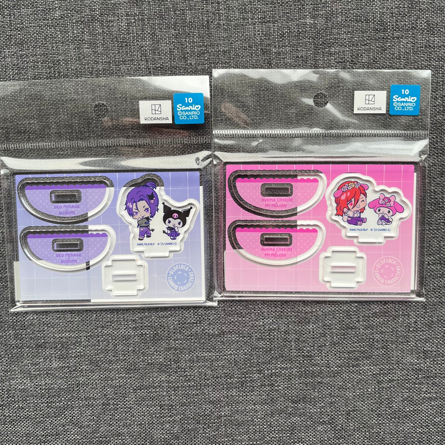 Blue Lock X Sanrio Collab Reo/Chigiri Rocking Acrylic Standees