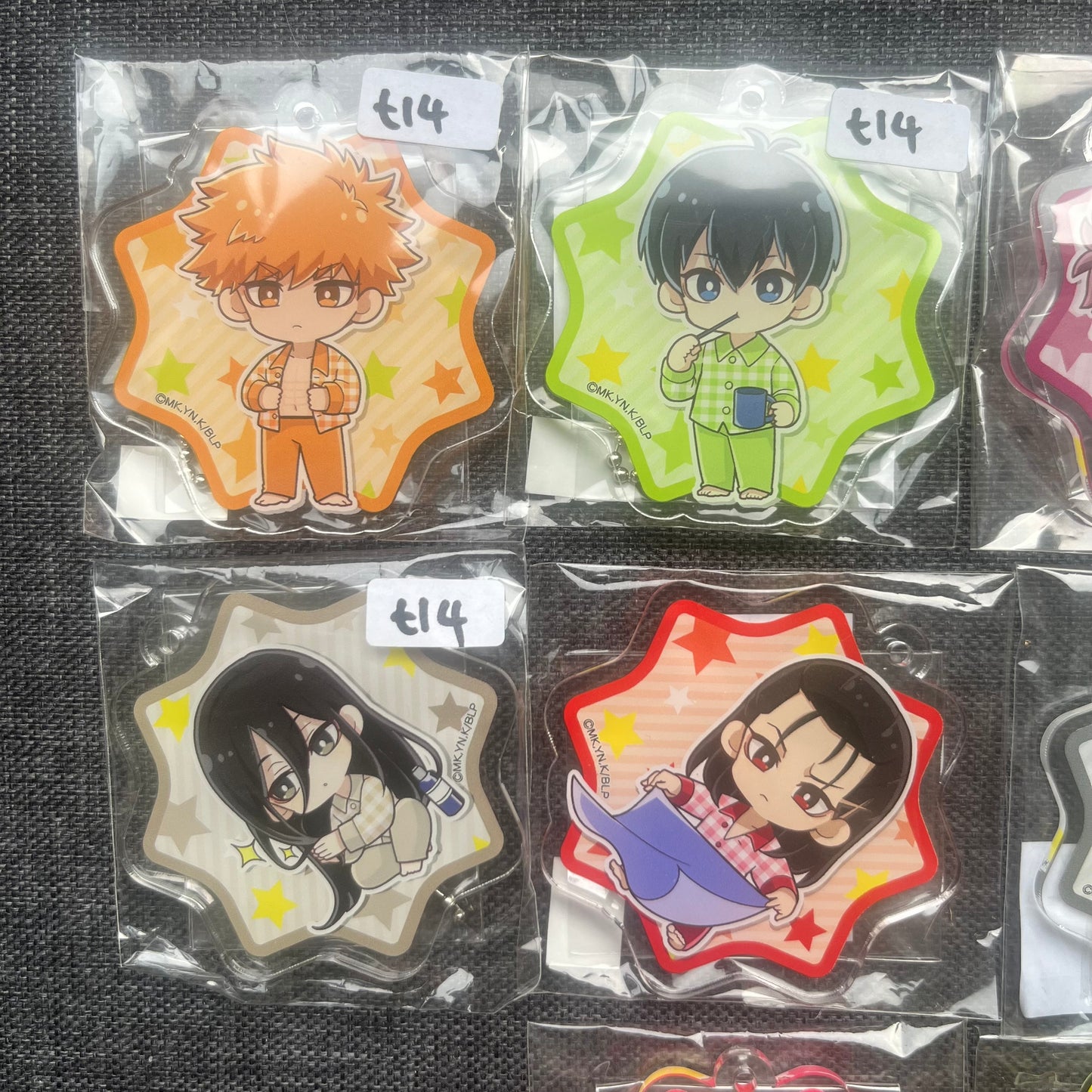 Blue Lock Pyjama Acrylic Charms