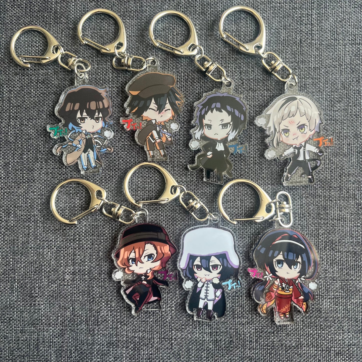 Bungou Stray Dogs Pui Acrylic Charms