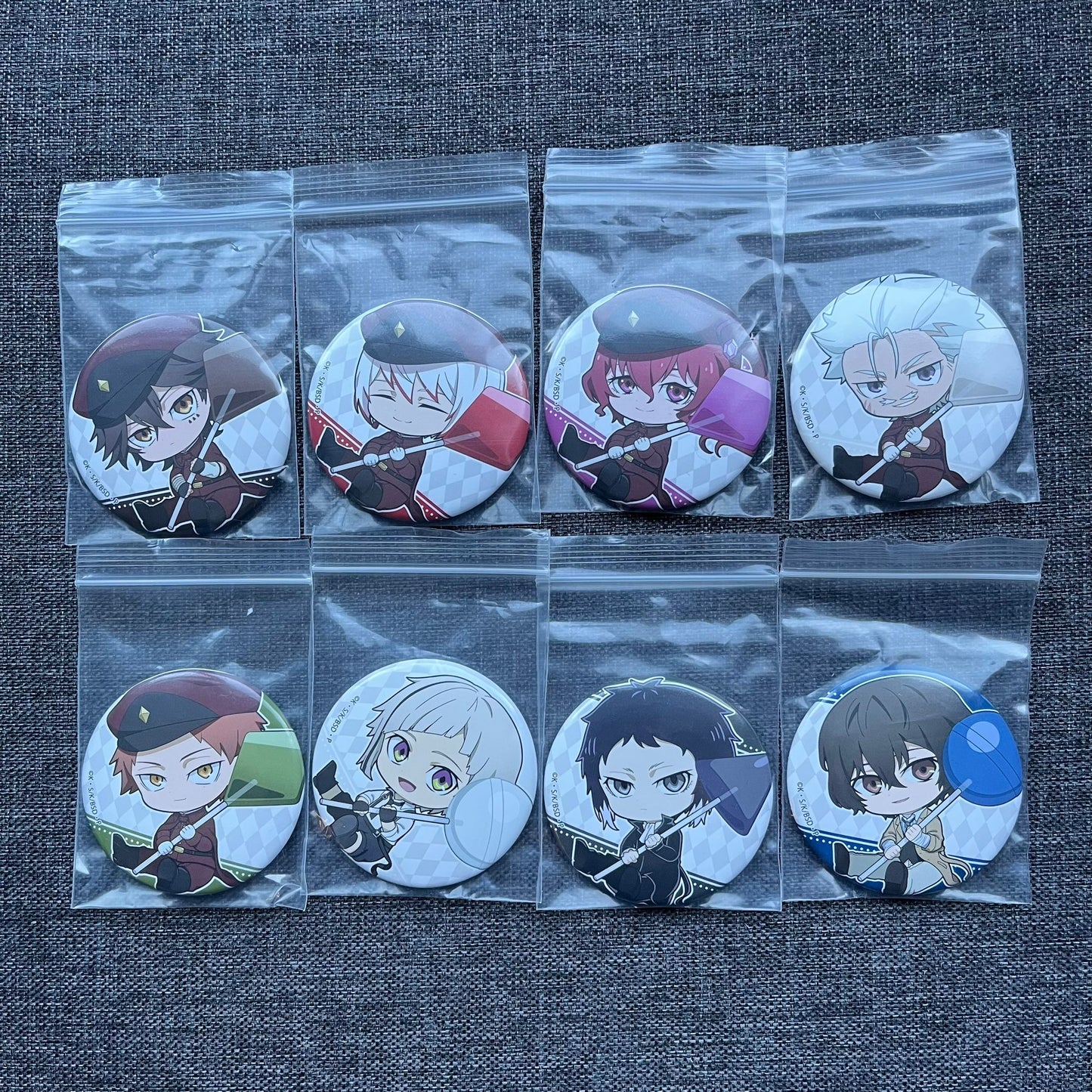 Bungou Stray Dogs Lollipop Badges