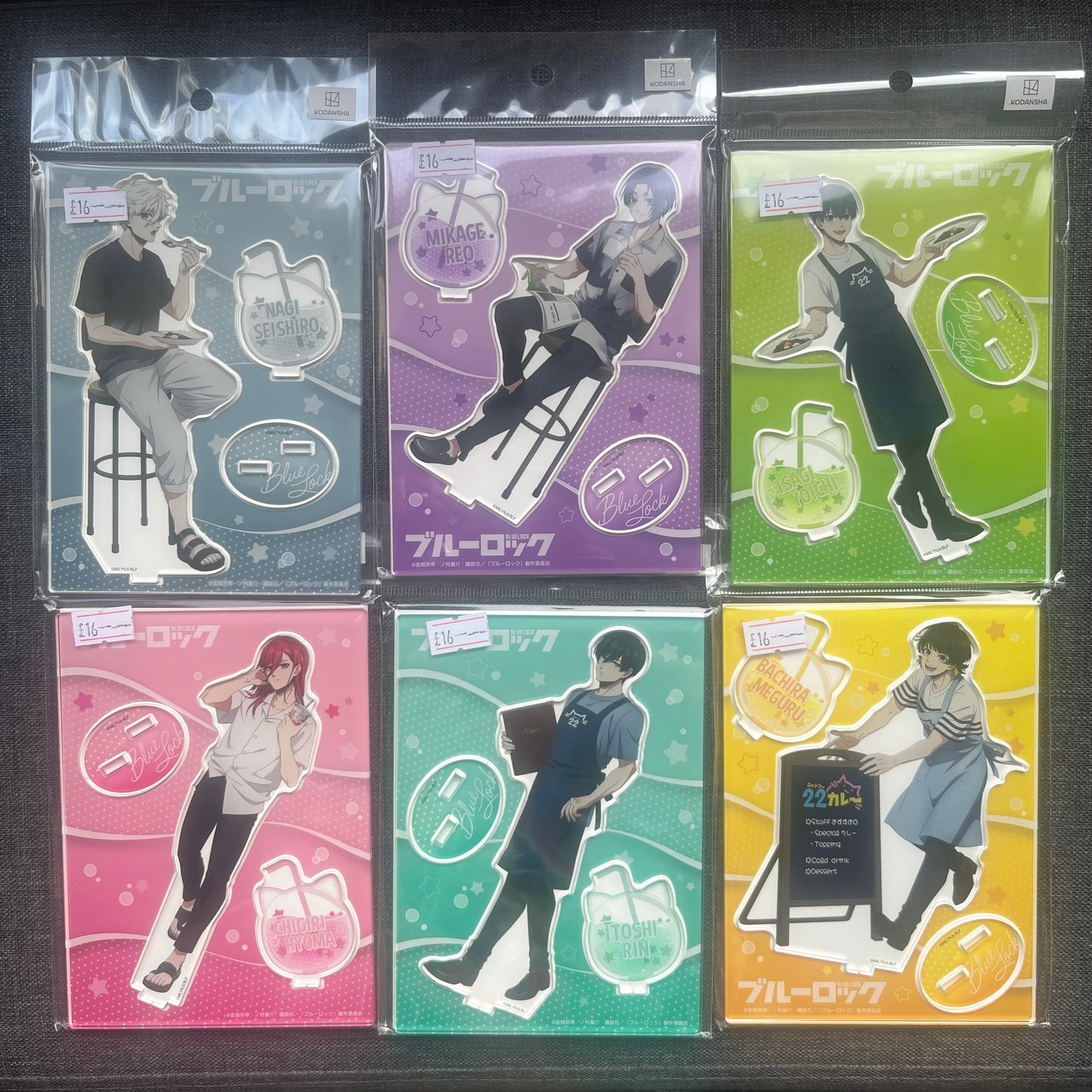 Blue Lock Drink Acrylic Standees