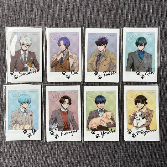 Blue Lock Polaroid Photo Cards (Dog Series)