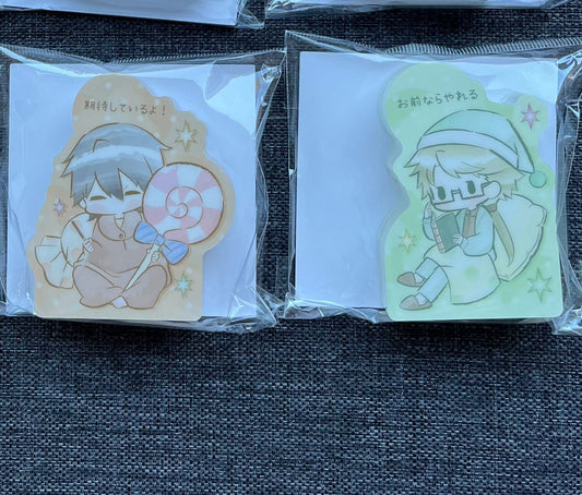 Bungou Stray Dogs Ranpo / Kunikida Memo Holder Acrylic Blocks