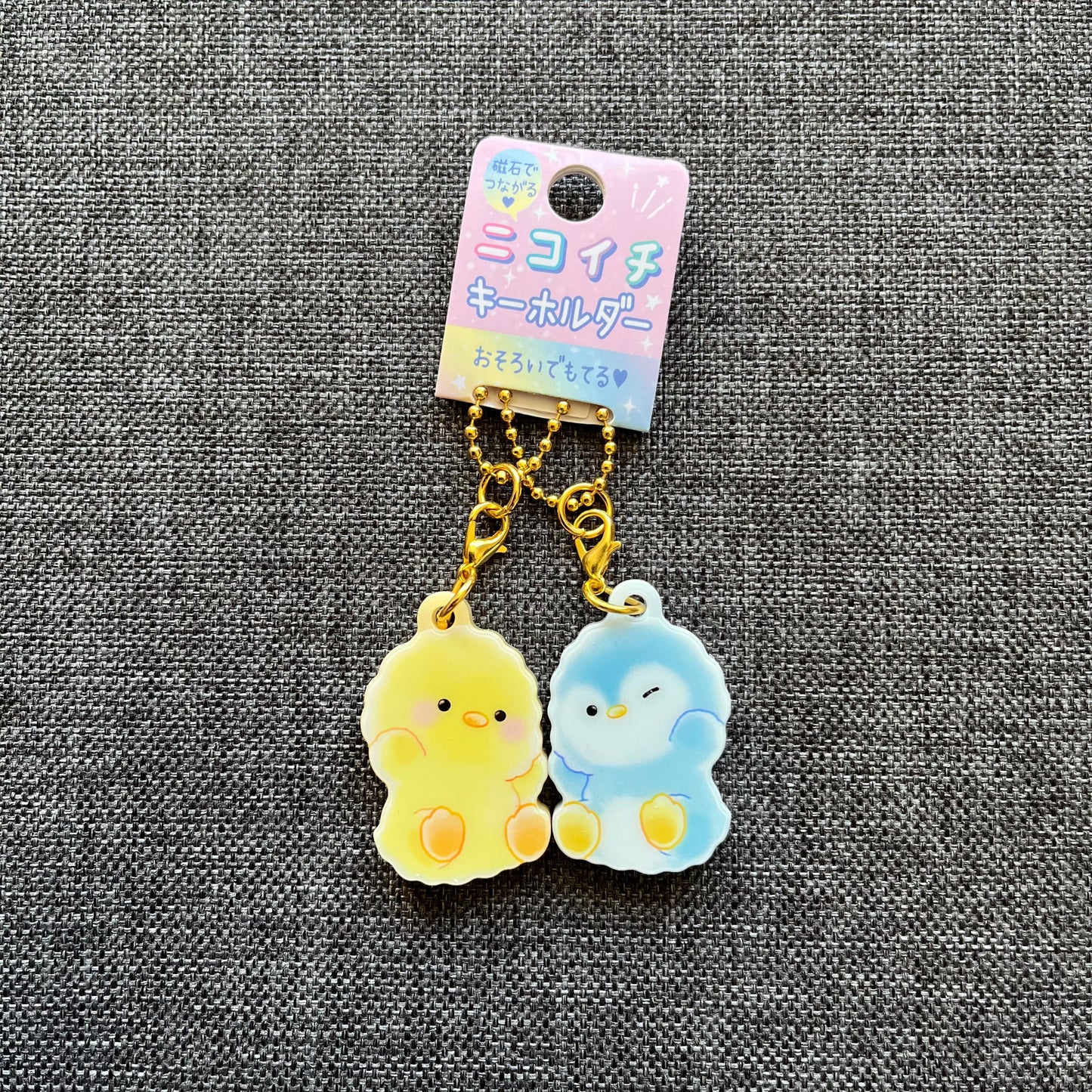 Chick / Bird and Penguin Magnetic Friendship Charms