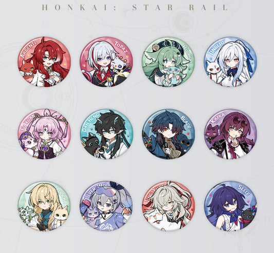 PREORDER Honkai Star Rail Cat Badges