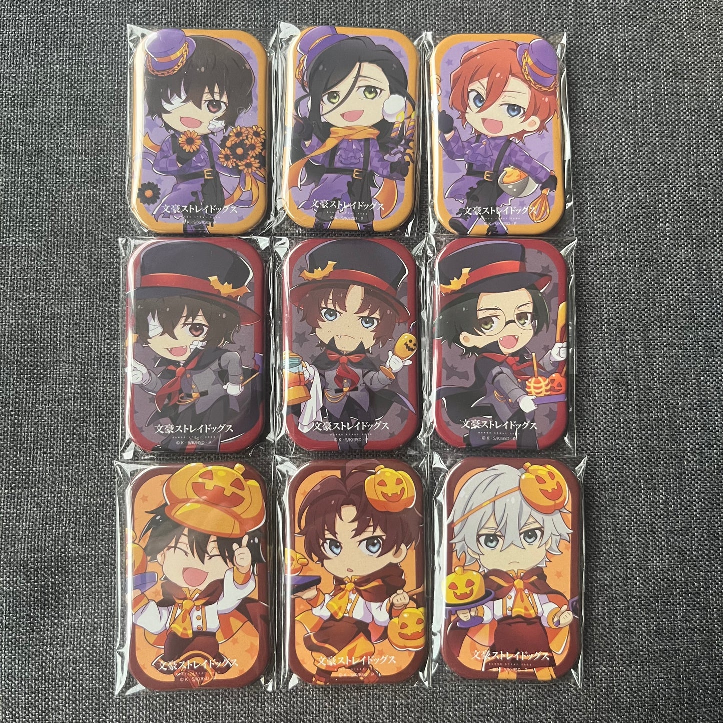 Bungou Stray Dogs Halloween Badges