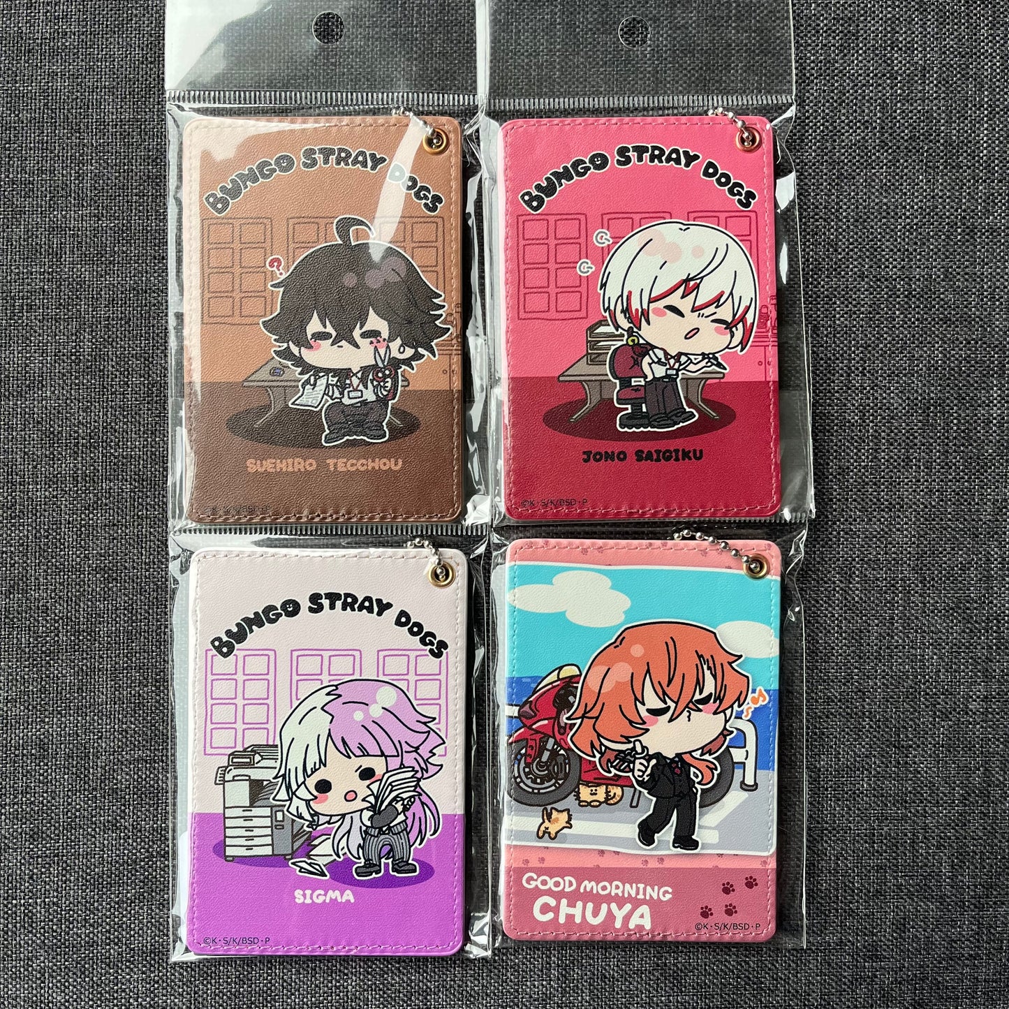 Bungou Stray Dogs Skrunkly Office Pass Case / Card Holders