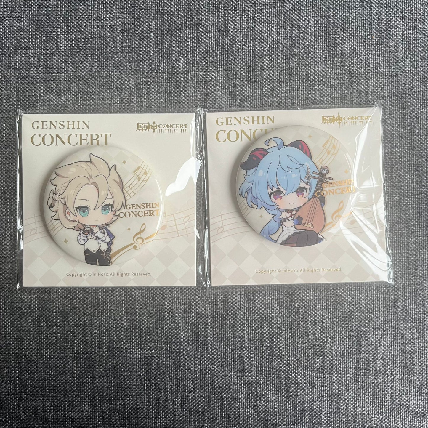 Genshin Impact Concert Badges