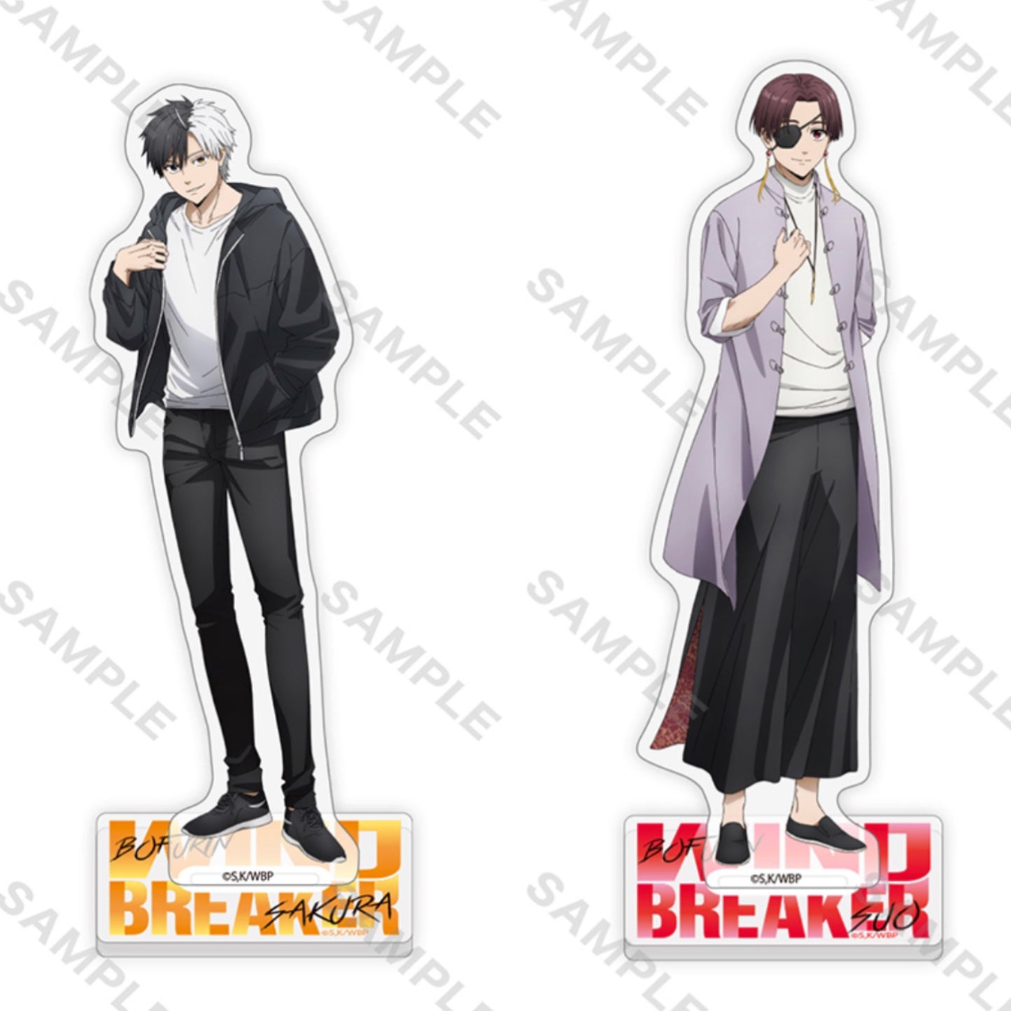 PREORDER Wind Breaker Casual Outfit Acrylic Standees