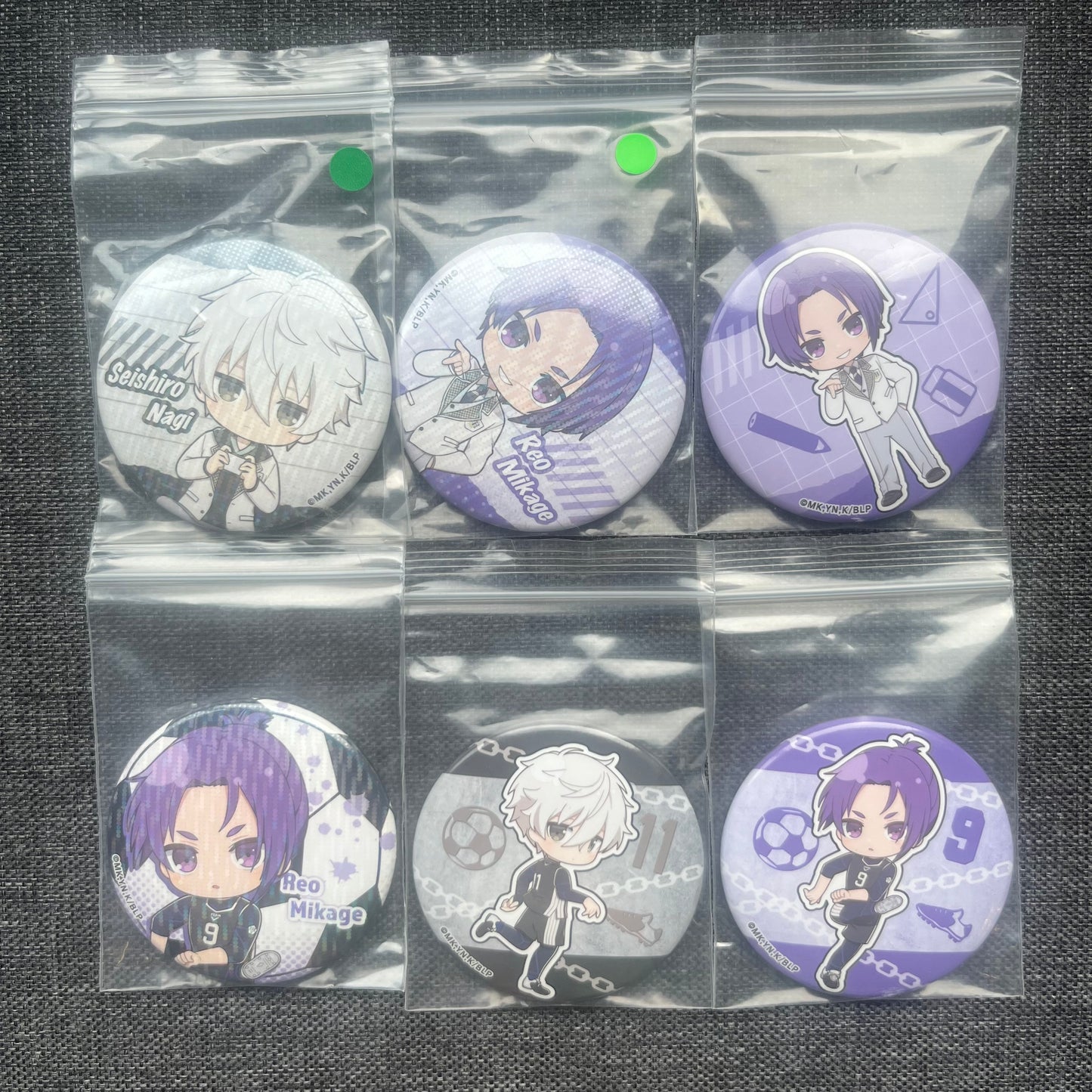 Blue Lock Nagi / Reo Badges