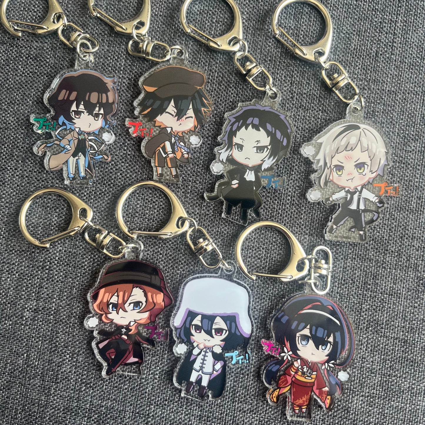 Bungou Stray Dogs Pui Acrylic Charms