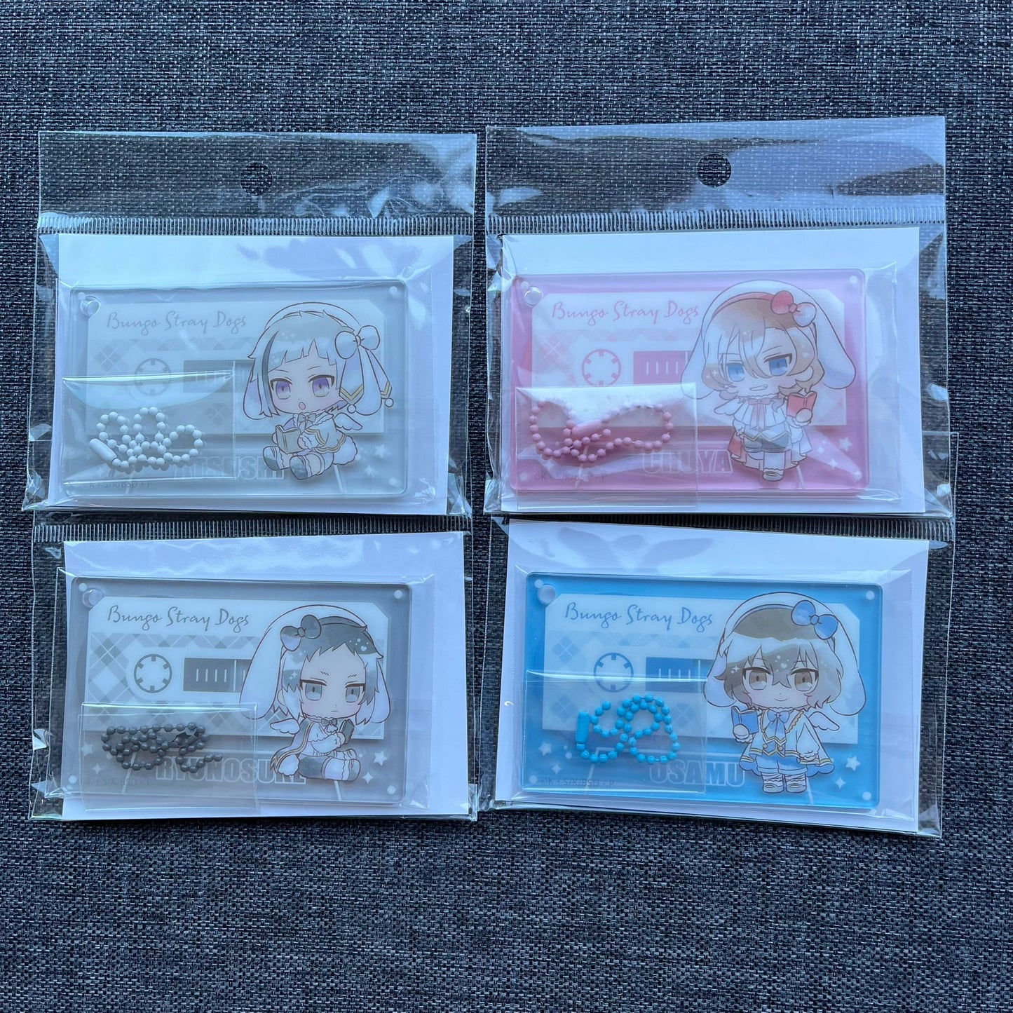 Bungou Stray Dogs Cassette Tape Acrylic Charms