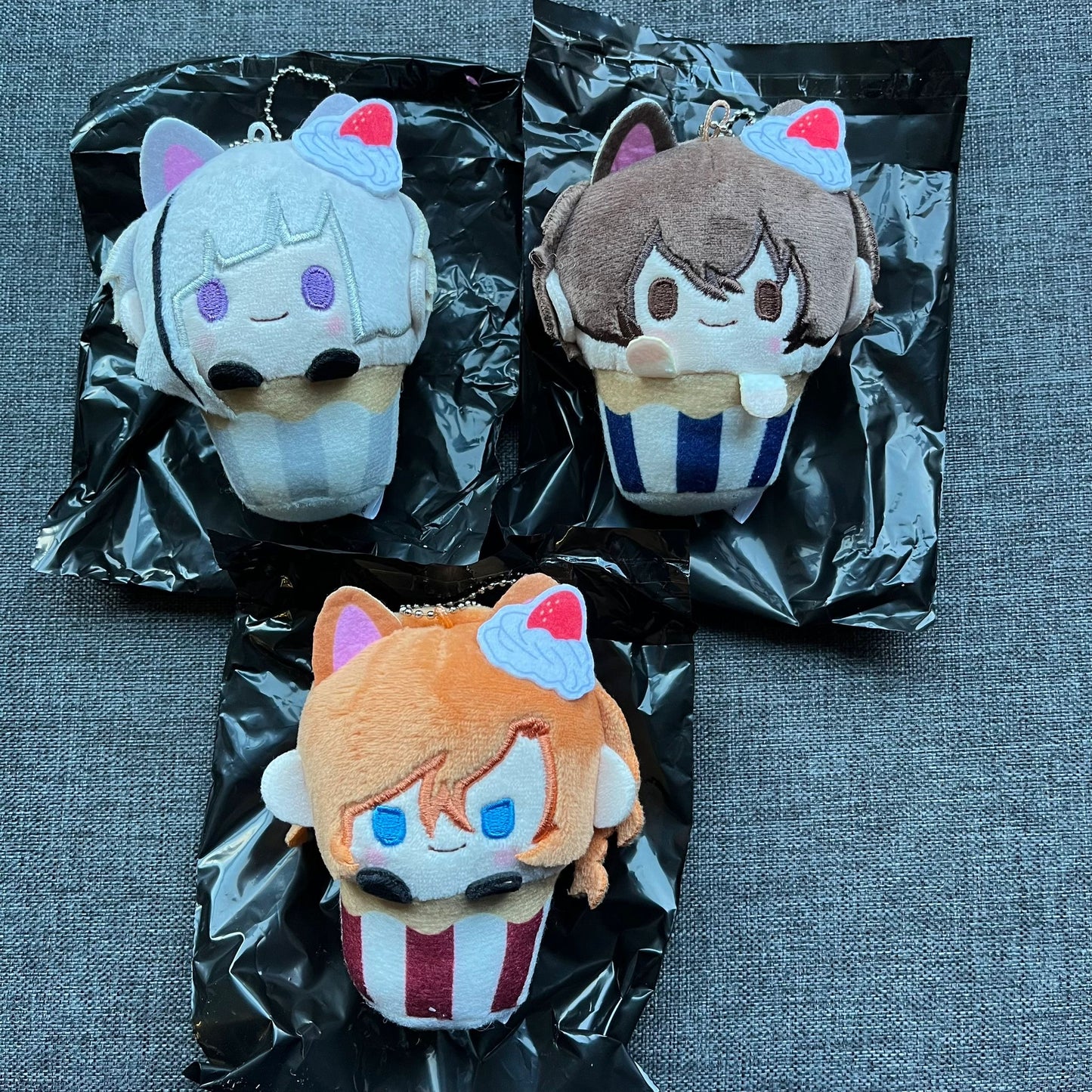 Bungou Stray Dogs Cupcake Plushies