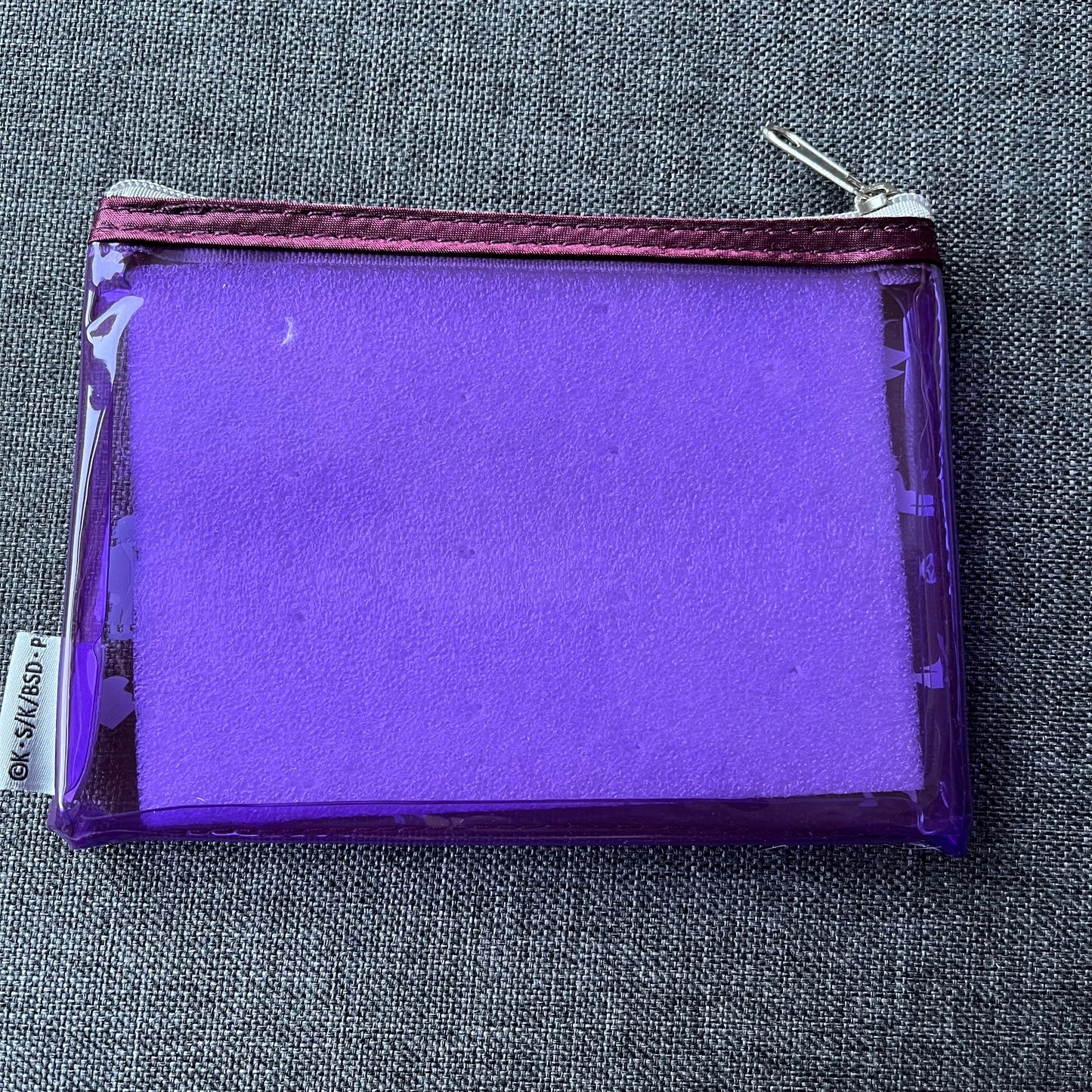 Bungou Stray Dogs Small Clear Zip Pouch Season 4/5 (Purple)