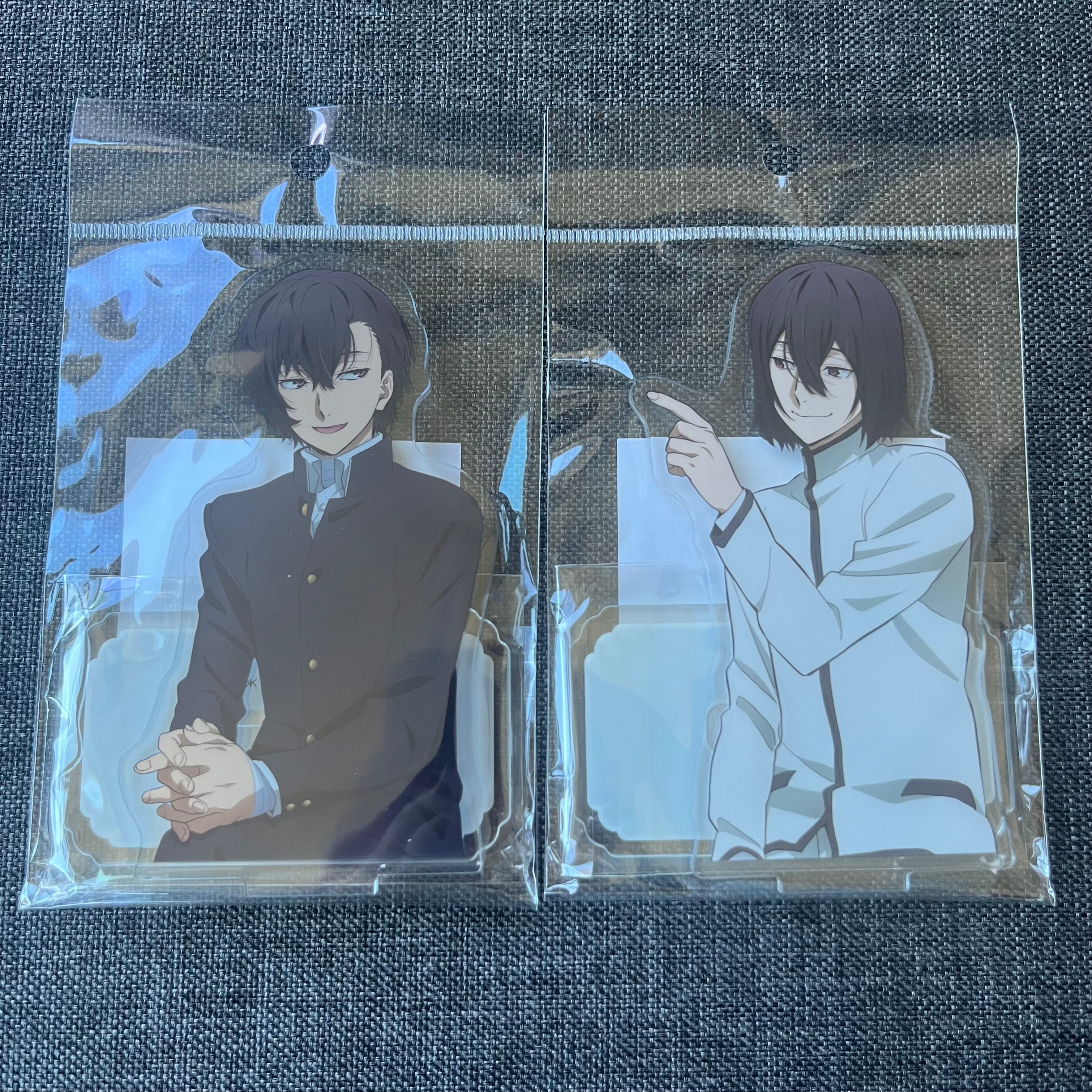 Bungou Stray Dogs Gakuen Dazai/Fyodor Acrylic Standees – Angry Egg Merch