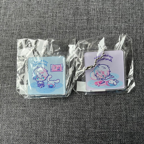 Blue Lock x Sanrio Nagi Cinnamoroll Acrylic Charms – Angry Egg Merch