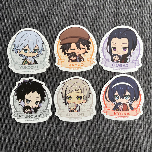 Bungou Stray Dogs Mini Me Stickers