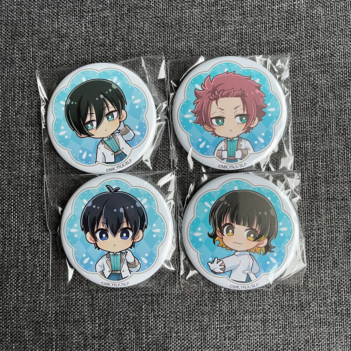 Blue Lock White Day Badges