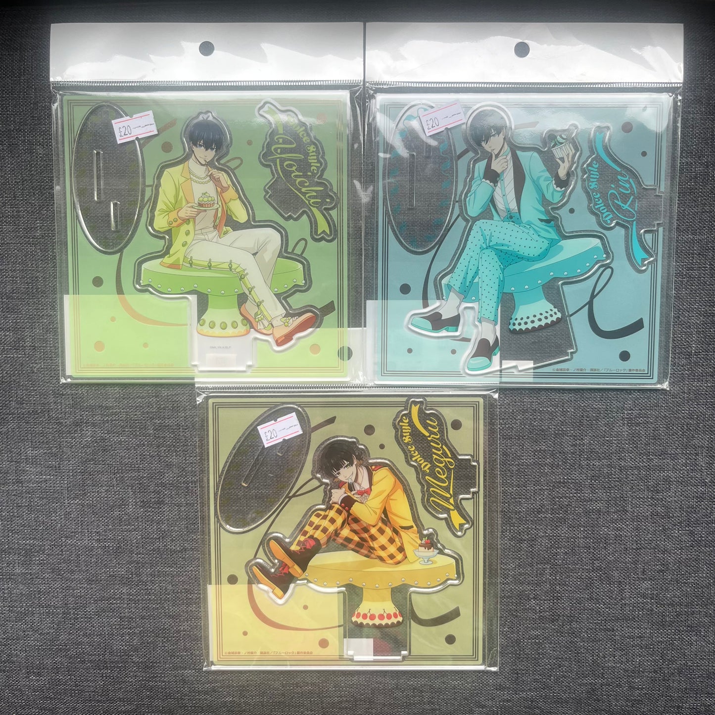 Blue Lock Patisserie Acrylic Standees