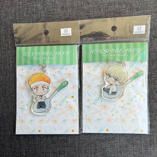 Wind Breaker Curry House Spoon Acrylic Charms