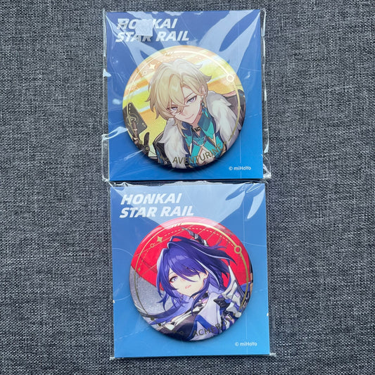 Honkai Star Rail Aventurine / Acheron Large Badges