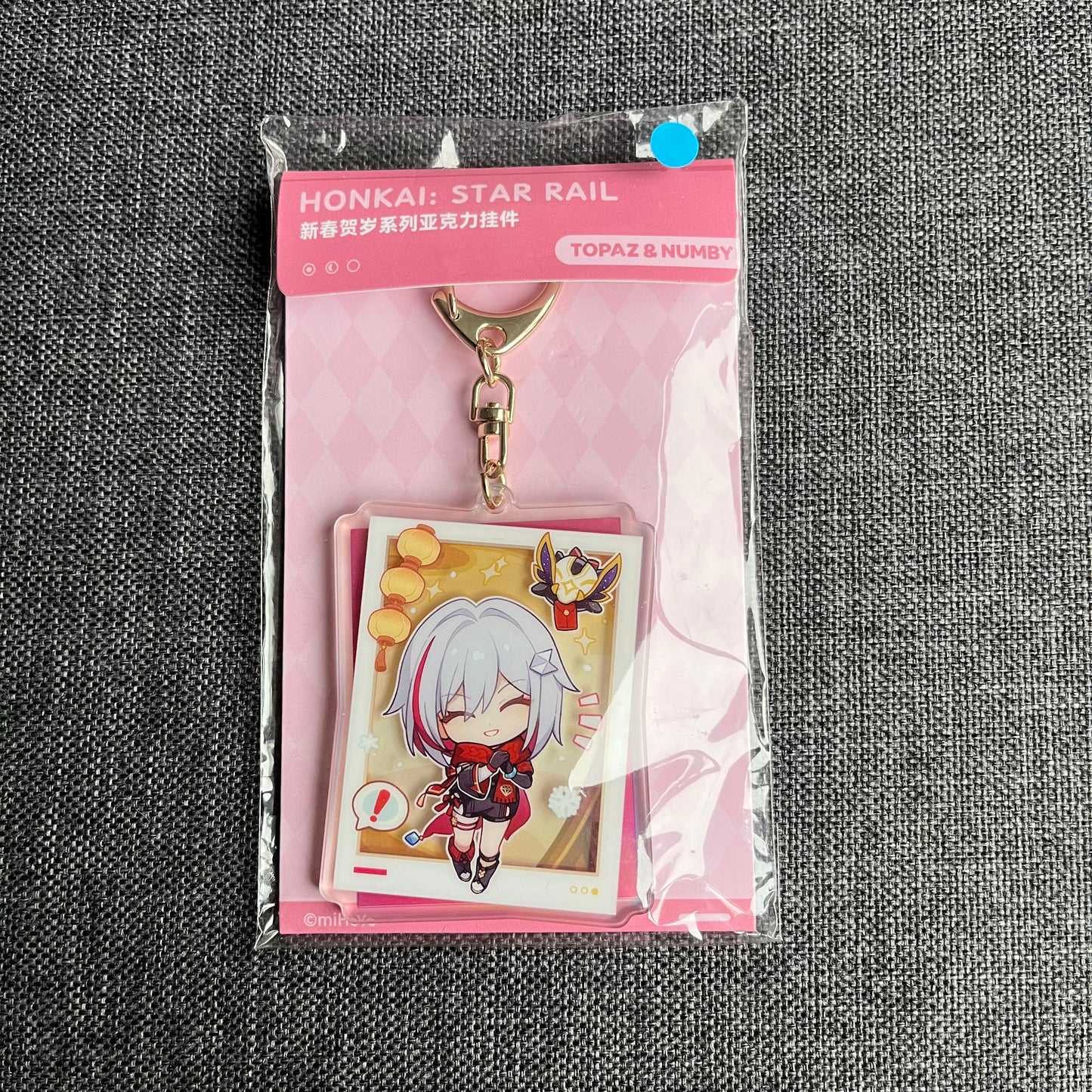 Honkai Star Rail Topaz Acrylic Charm