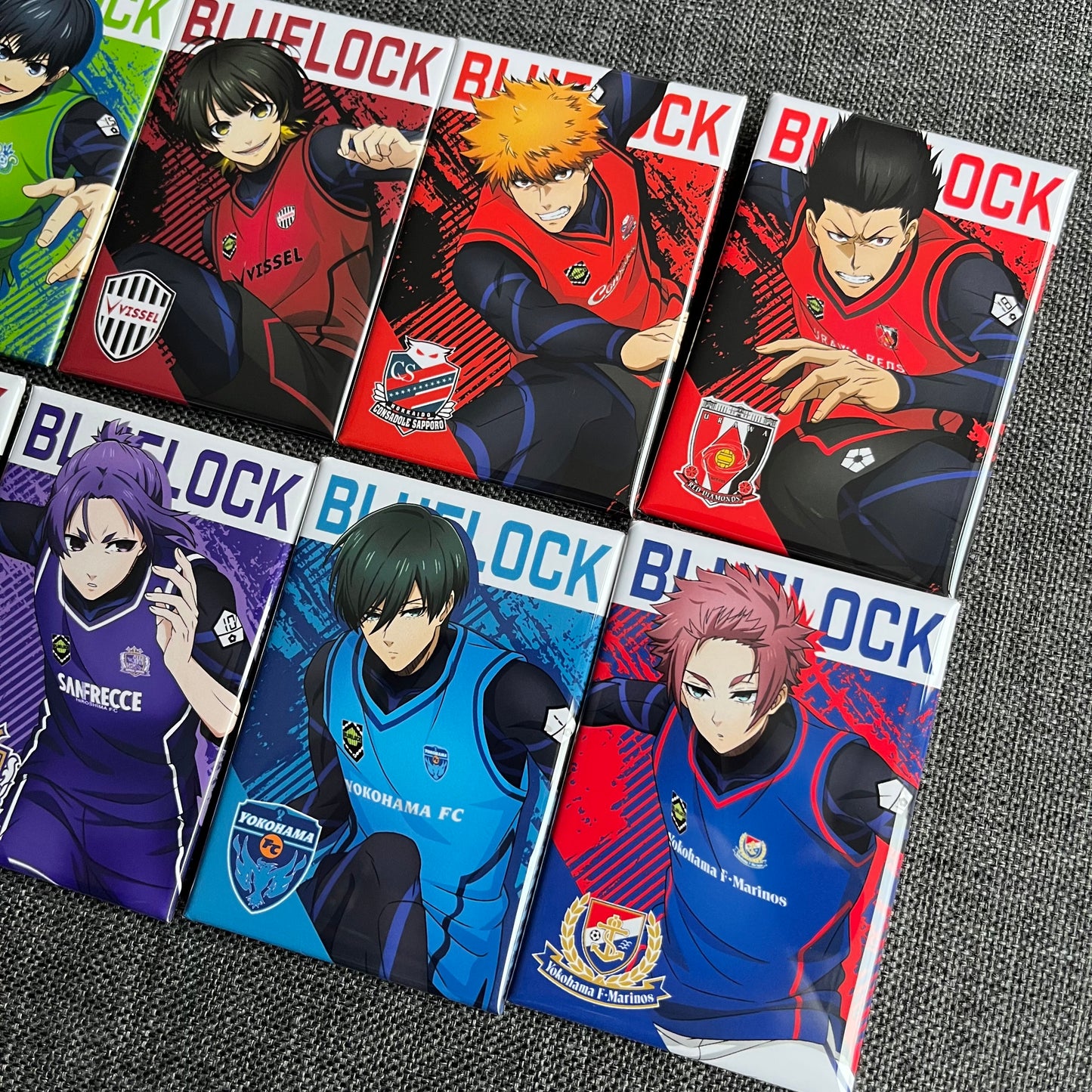 Blue Lock J League Rectangle Badges