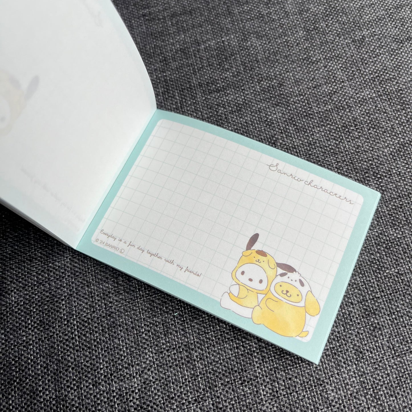 Sanrio Pompompurin Pochacco Mini Notepad